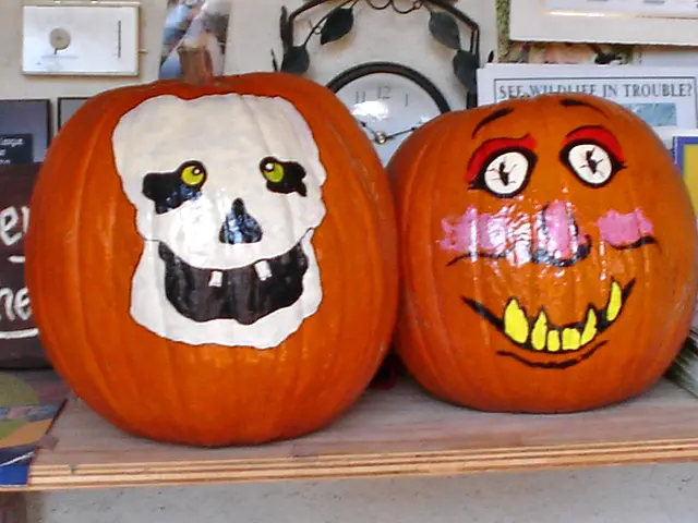 Painted Halloween Pumpkins