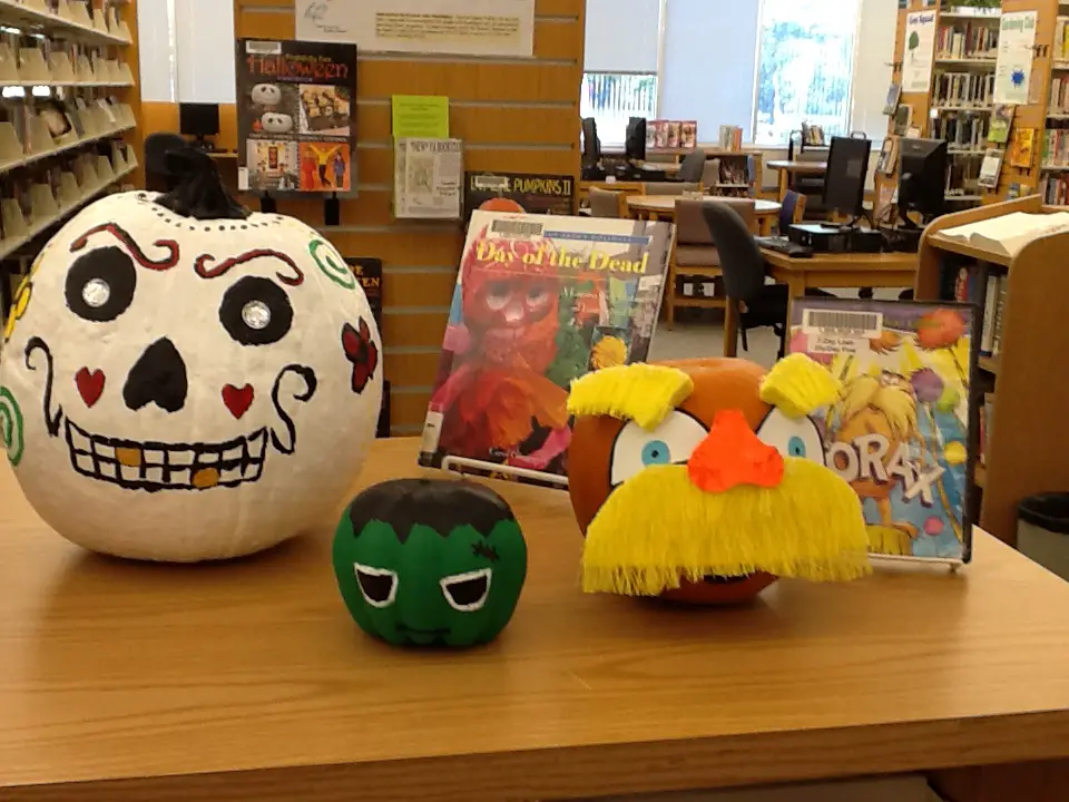 Painted Halloween Pumpkins