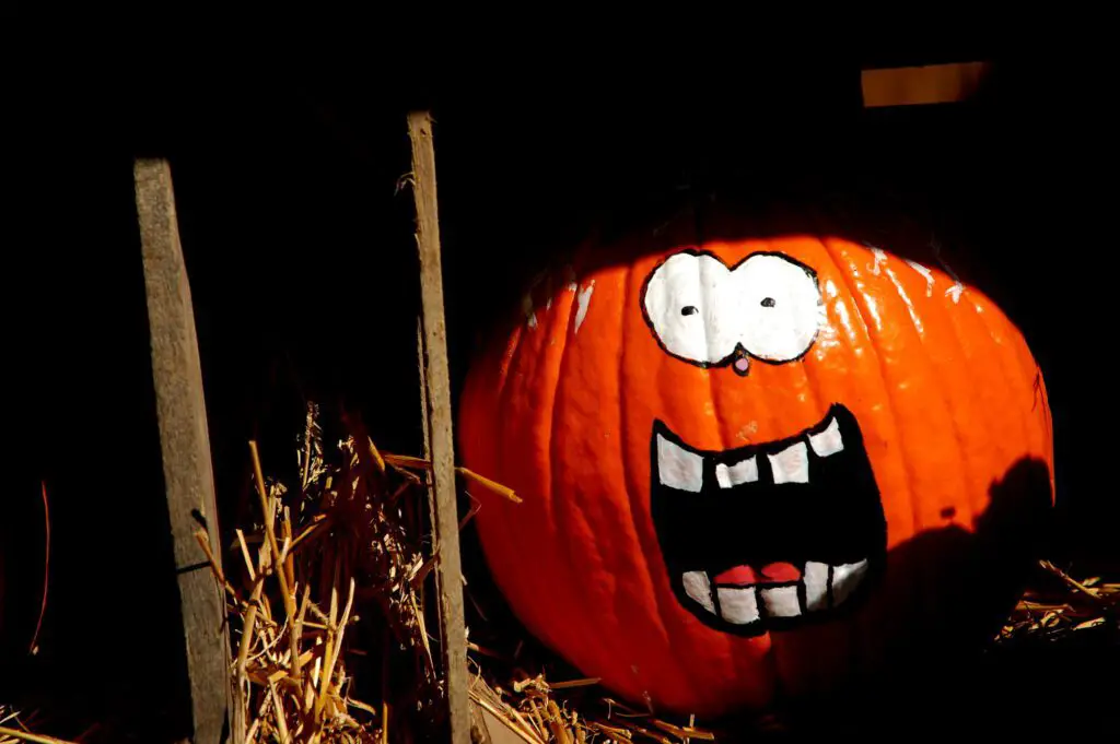Painted Halloween Pumpkins