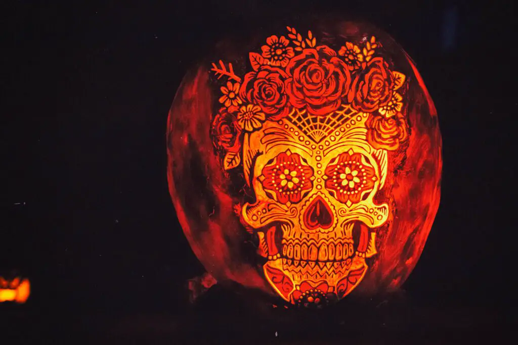 Painted Halloween Pumpkins