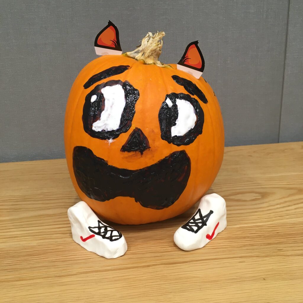 Painted Halloween Pumpkins