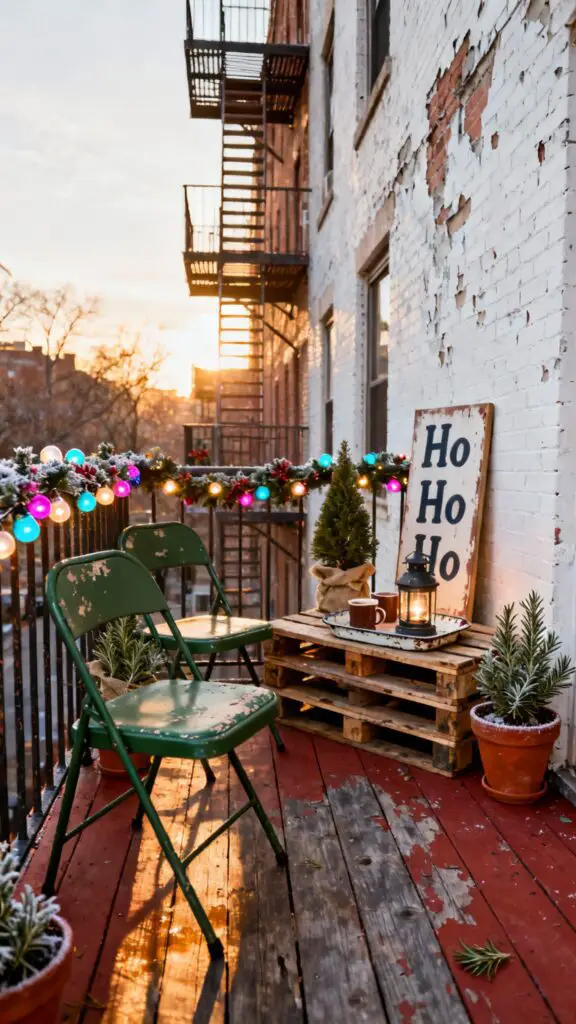 christmas balcony decorating ideas