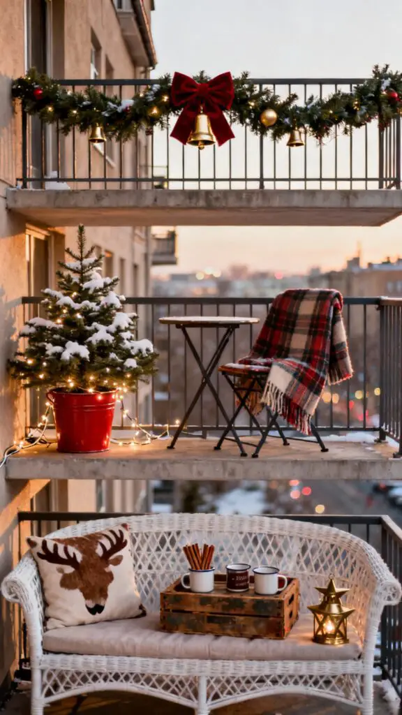 christmas balcony decorations