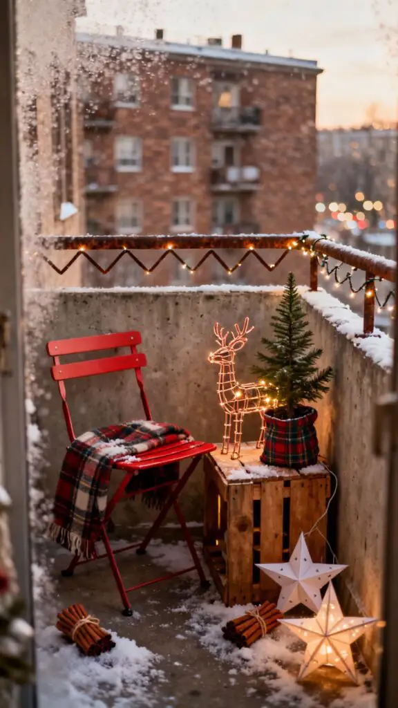 christmas balcony ideas