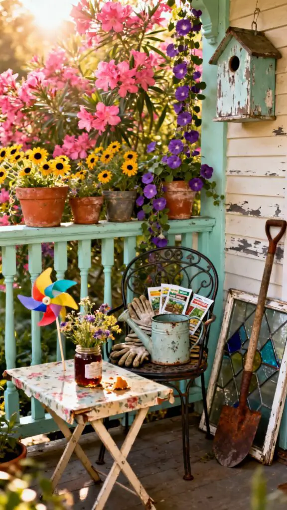 Small Cluttercore Garden