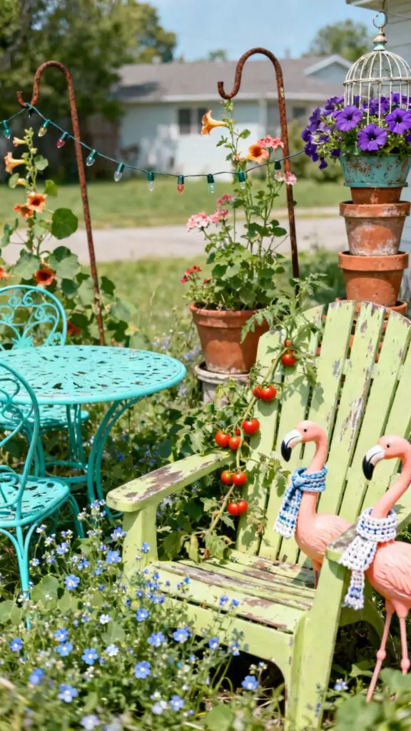 Cluttercore Garden Inspiration