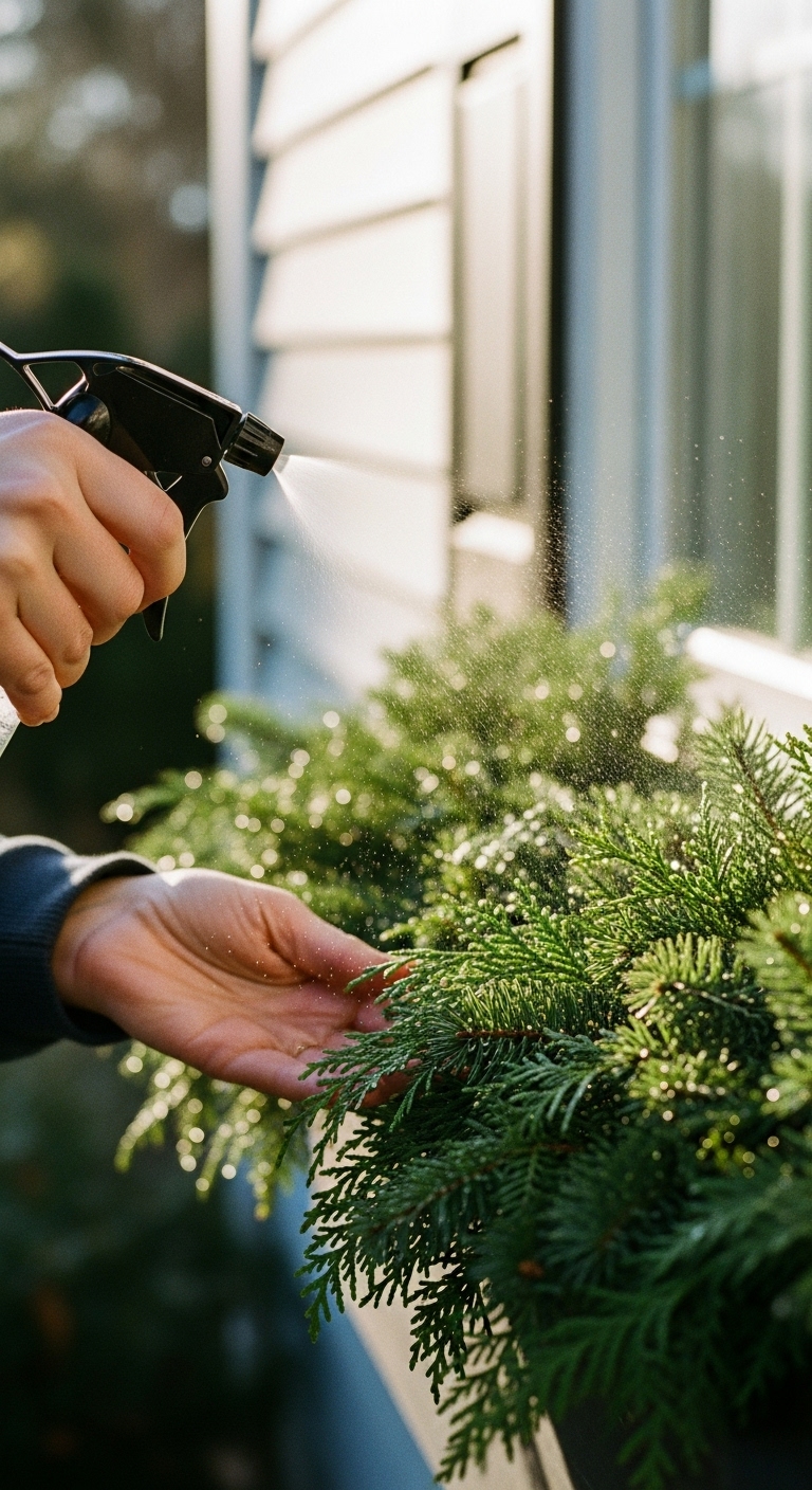 Maintaining your Christmas window box