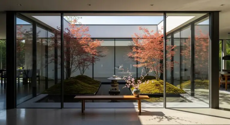 indoor courtyard garden