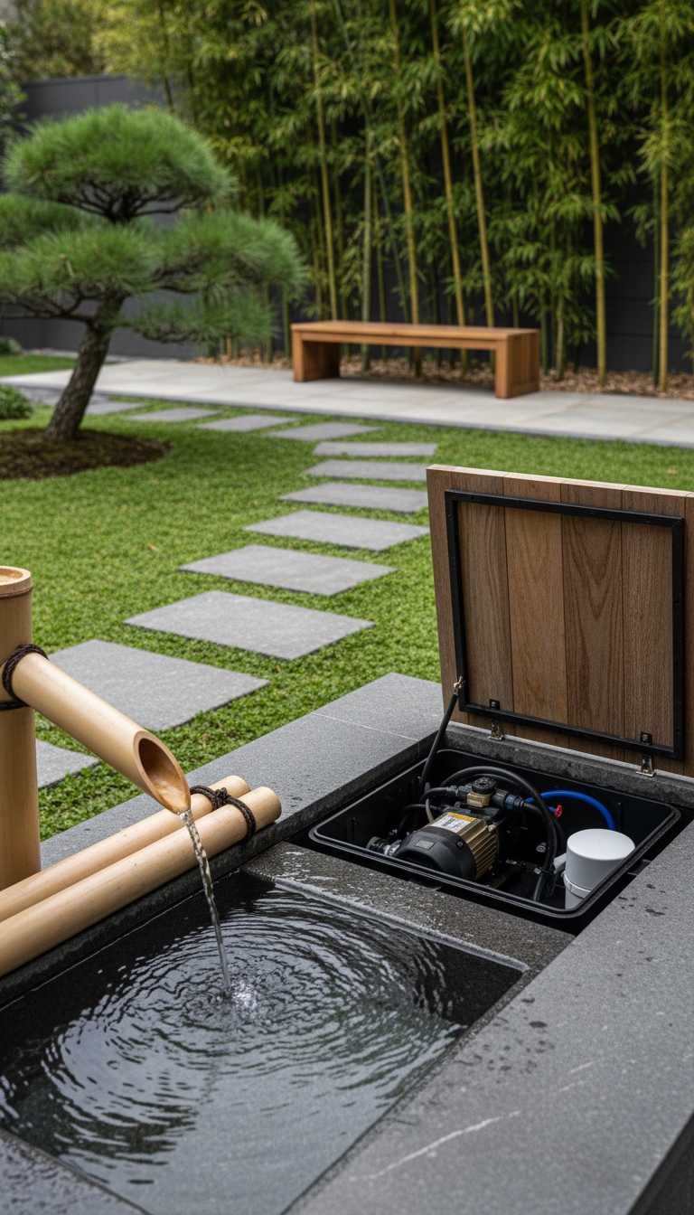 Shishi-Odoshi Japanese Bamboo Fountain