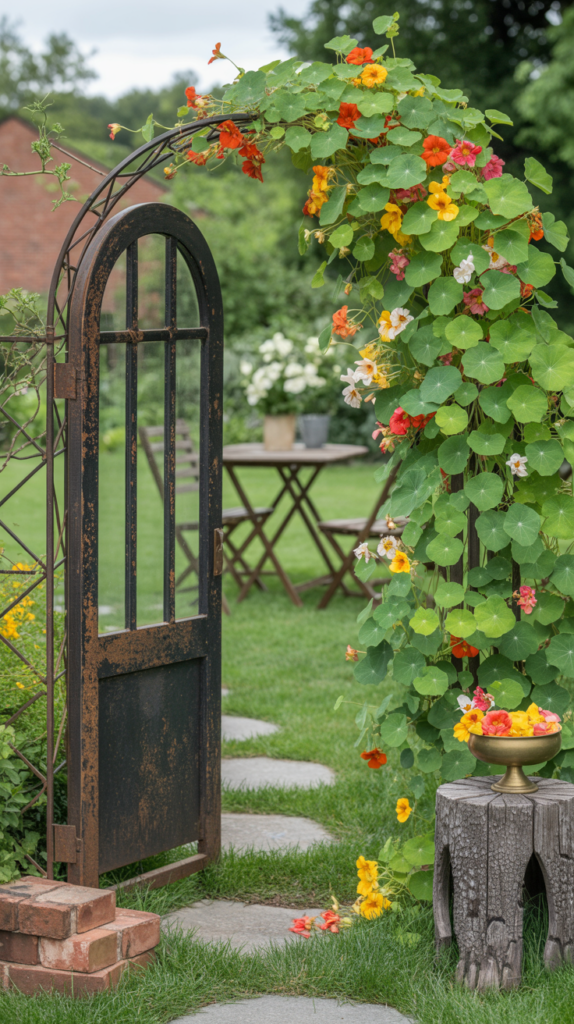 small cottagecore gardens: Arch 