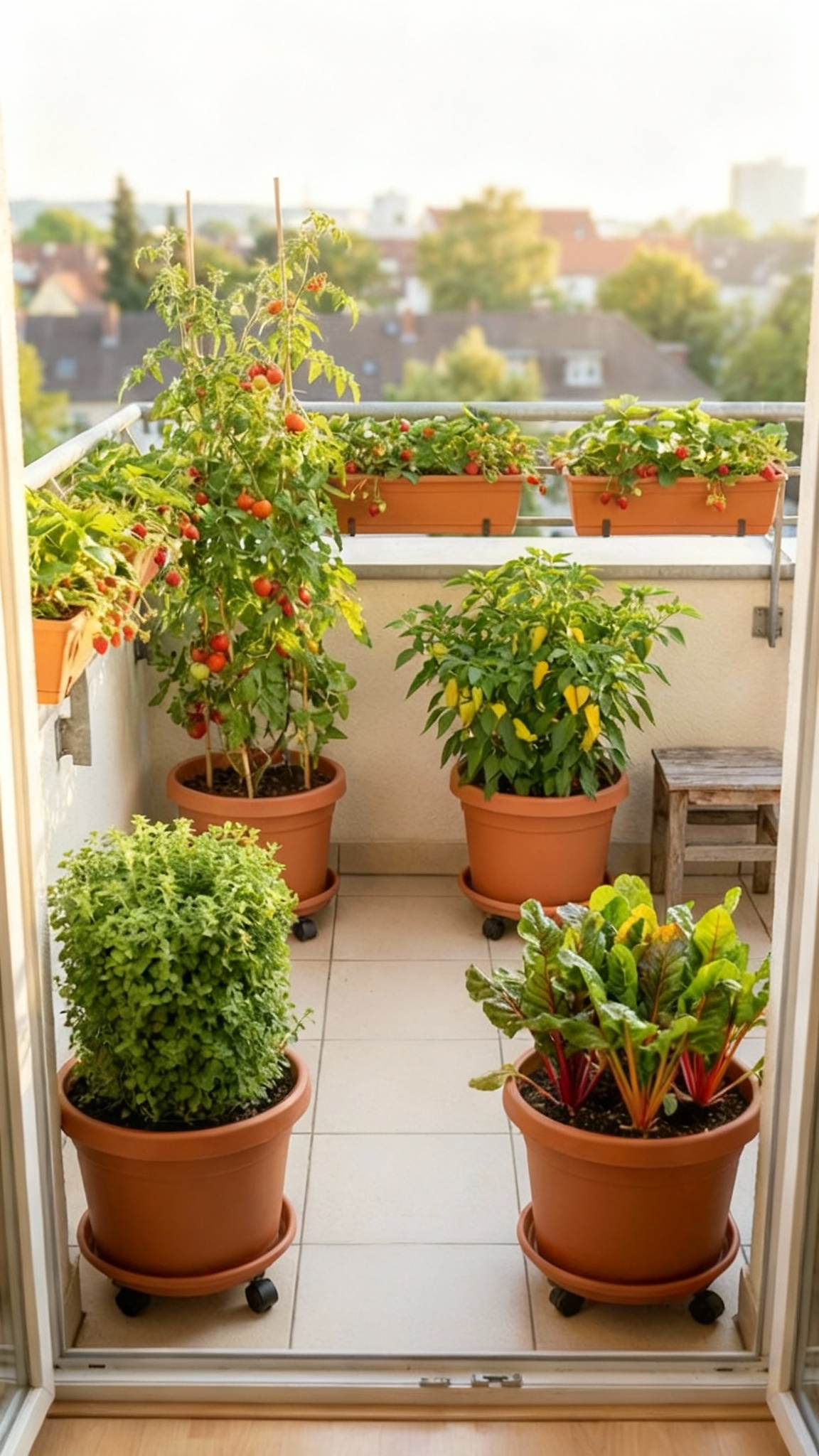 small space gardening: balcony garden