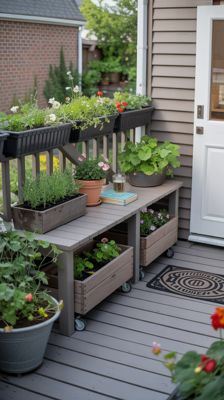 small space gardening Balcony
