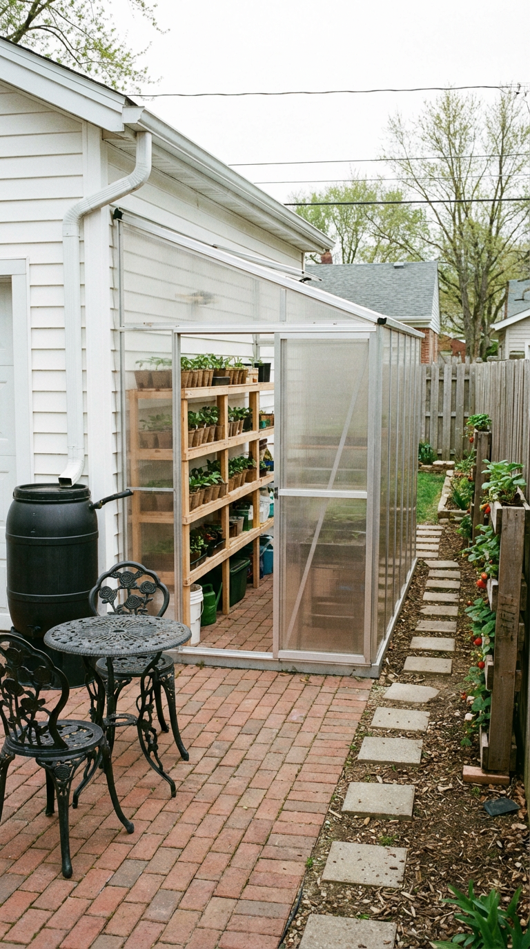 Lean-To Greenhouse