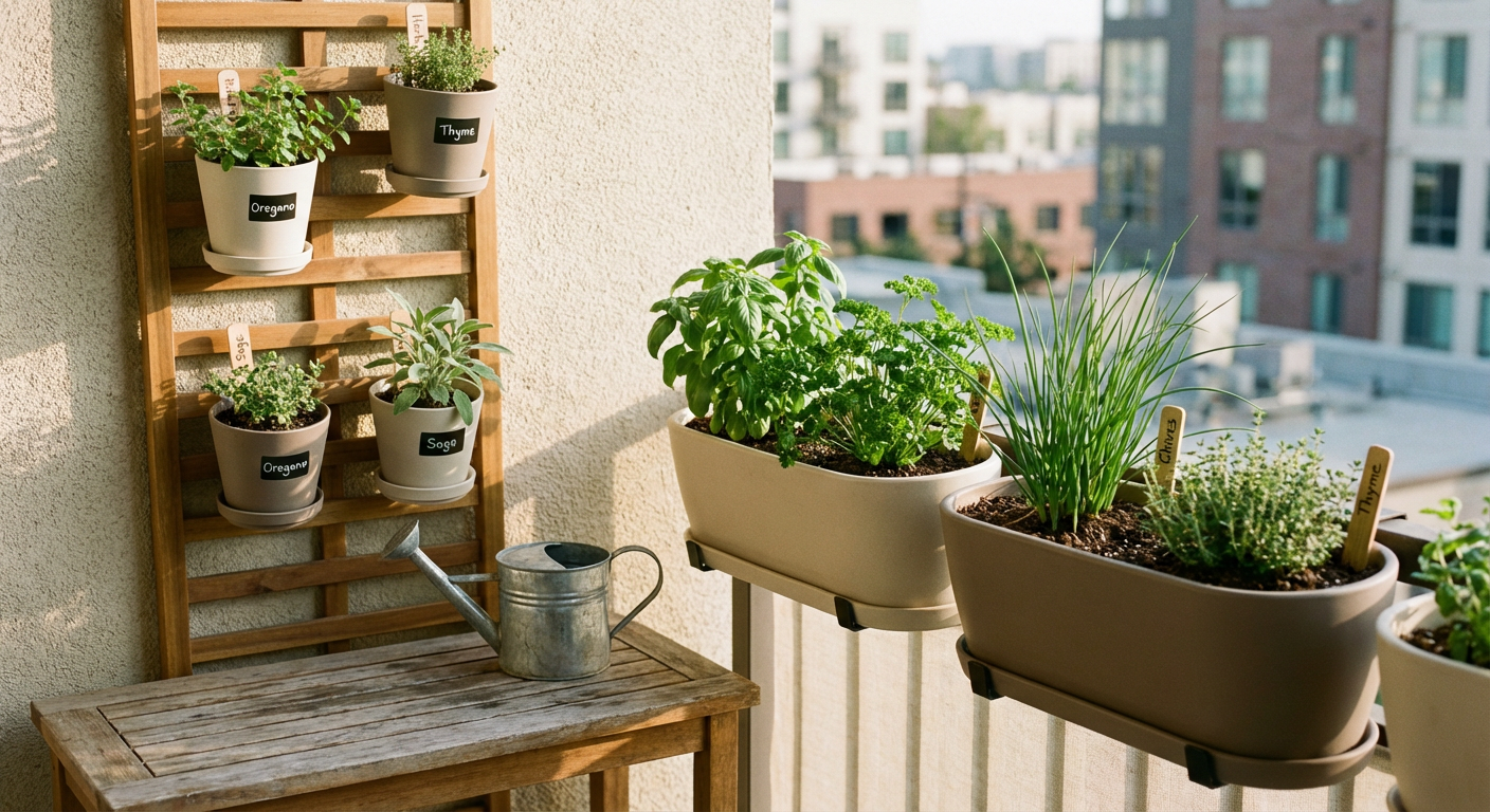 Urban and Vertical Herb Gardening