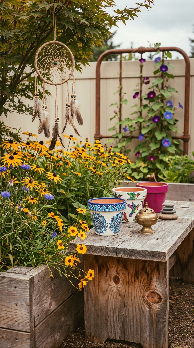 Hippie Garden Aesthetic Ideas