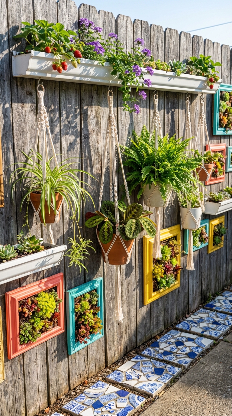 Small Hippie Garden Ideas: Vertical planting