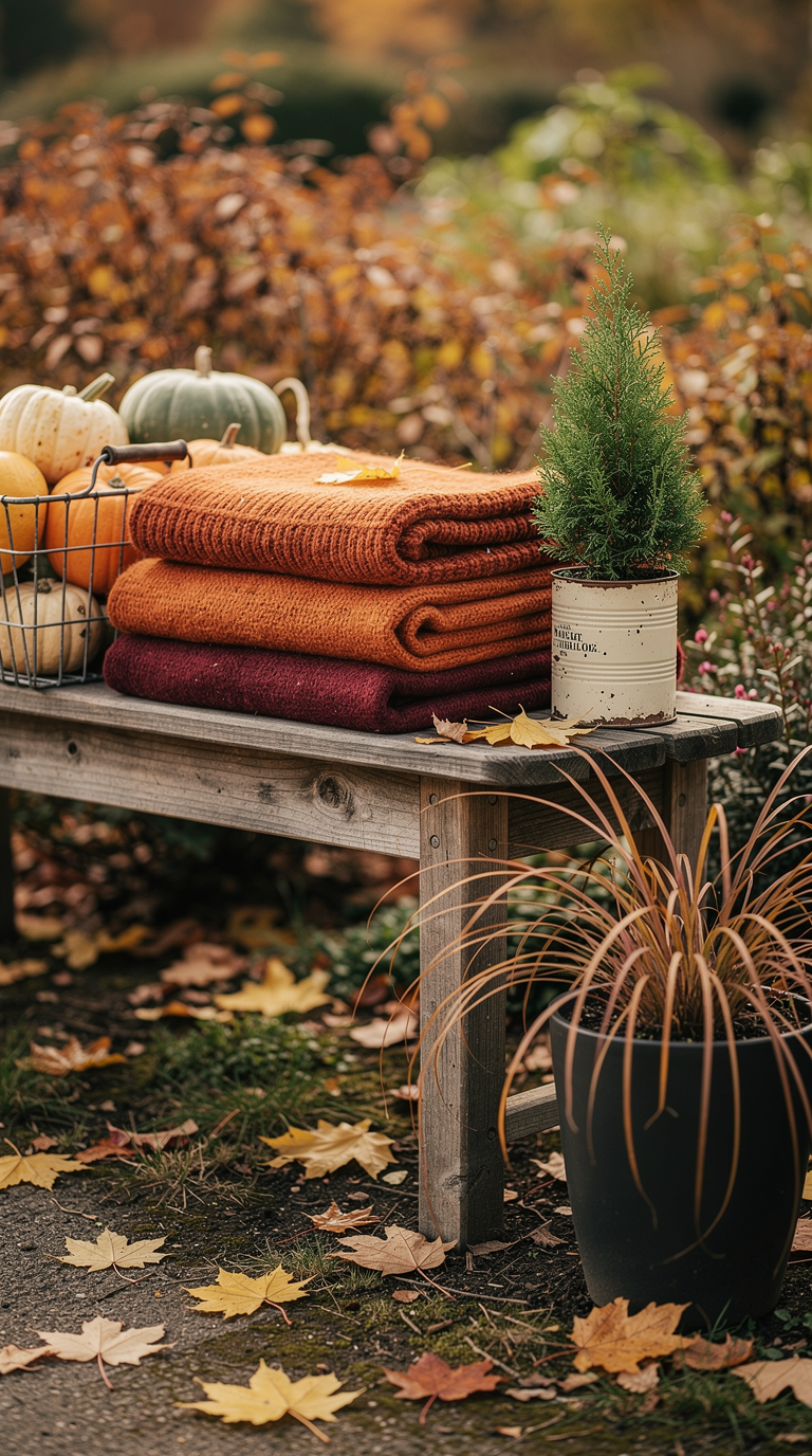 hippie garden ideas: fall seasonal accents