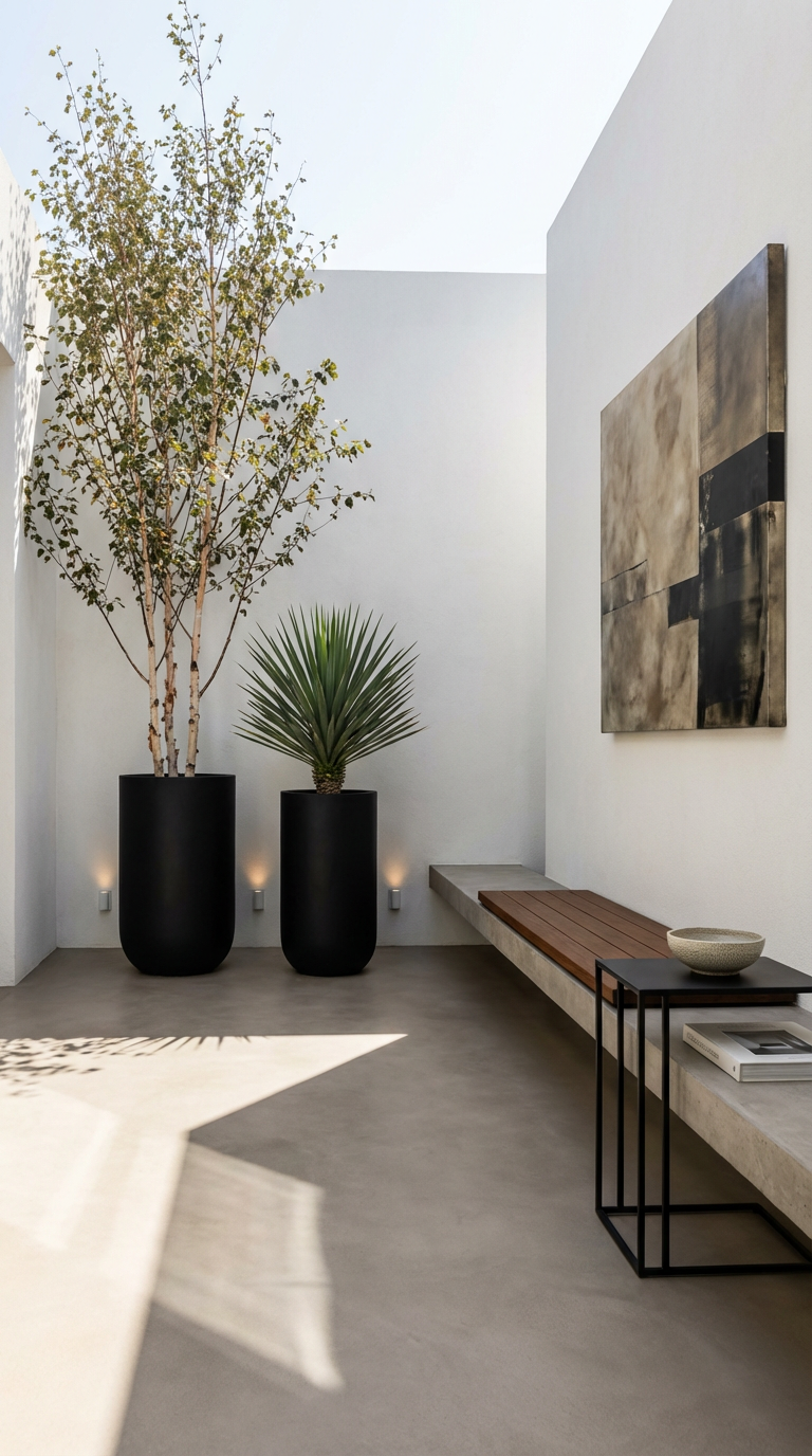 Modern courtyard garden: courtyard gallery