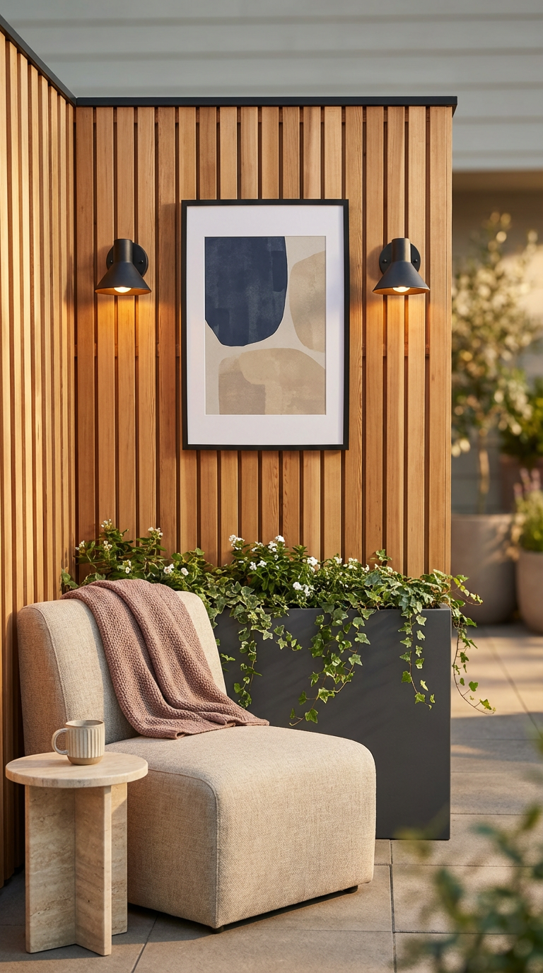 Patio privacy screen ideas that look like décor