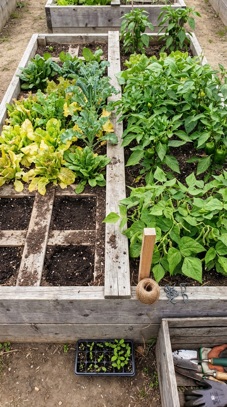 Small vegetable gardens Two-Season Switch