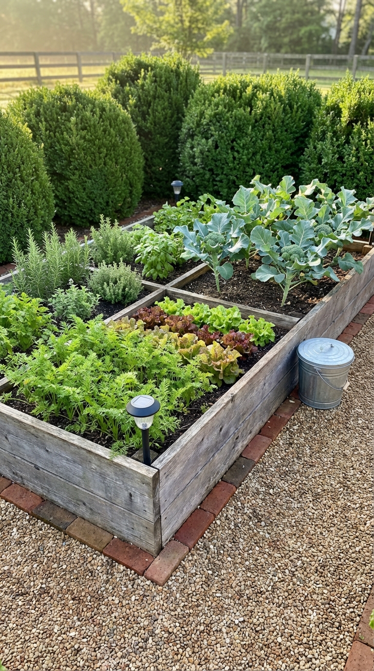 Small vegetable gardens Block Planting Classic