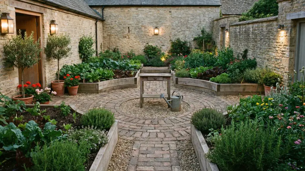 Small Vegetable Garden Layouts