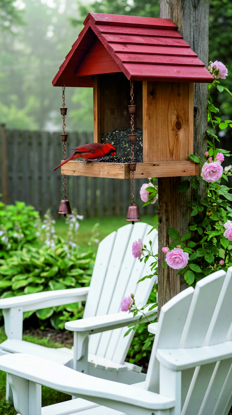Bird Feeder Garden Hopper Feeders