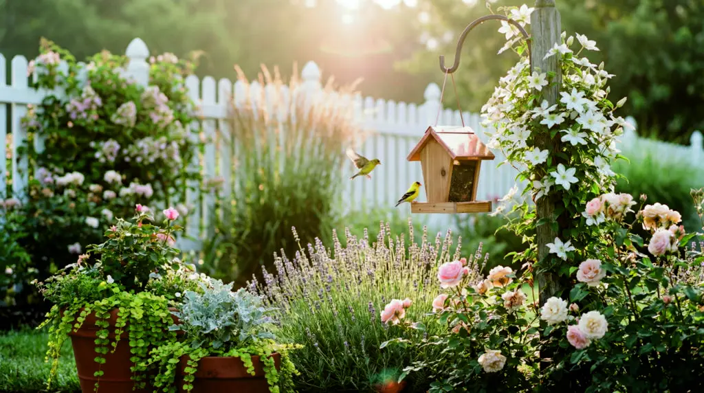 How to Design a Bird Feeder Garden