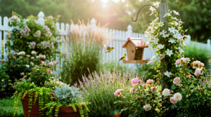 How to Design a Bird Feeder Garden