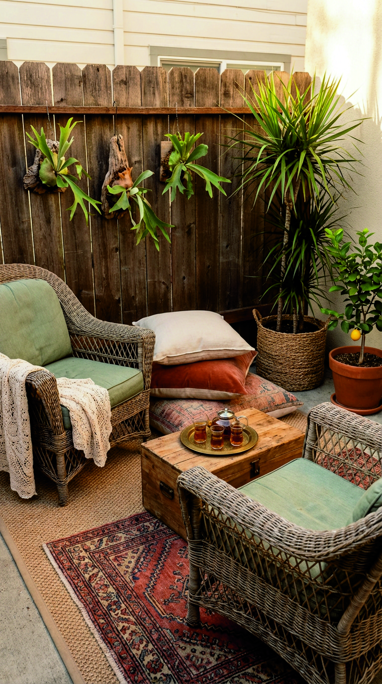 Boho Patio Seating 