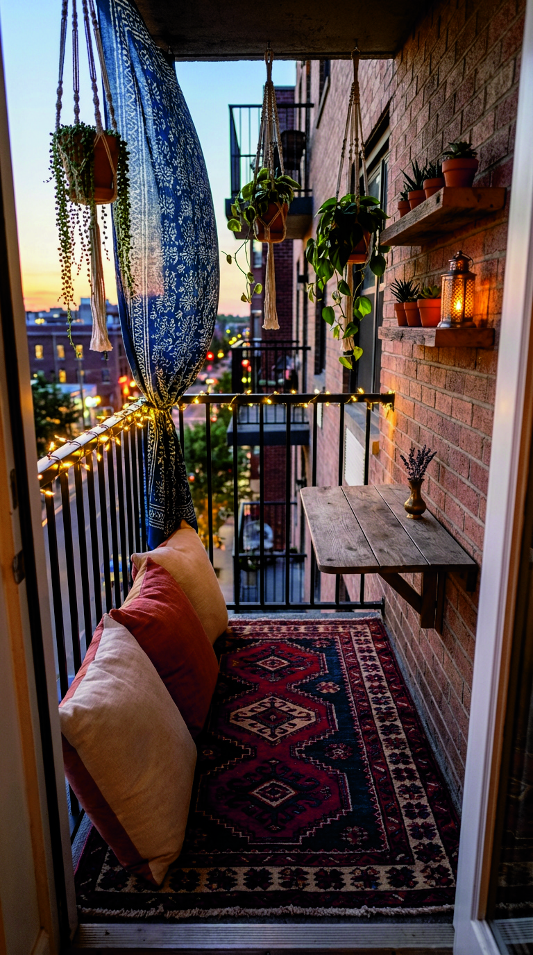 Boho Patio Balcony