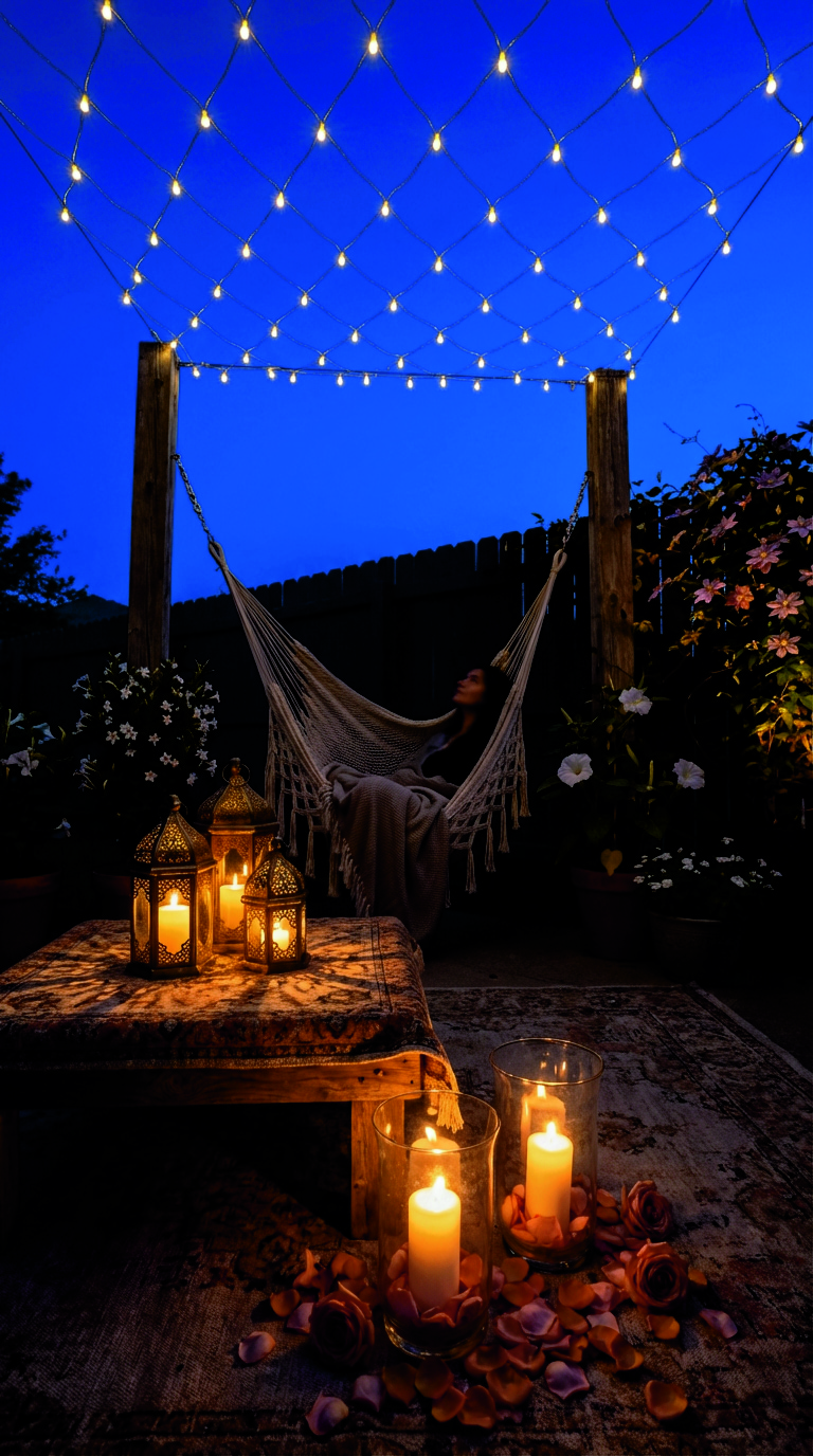 Boho Patio Lighting