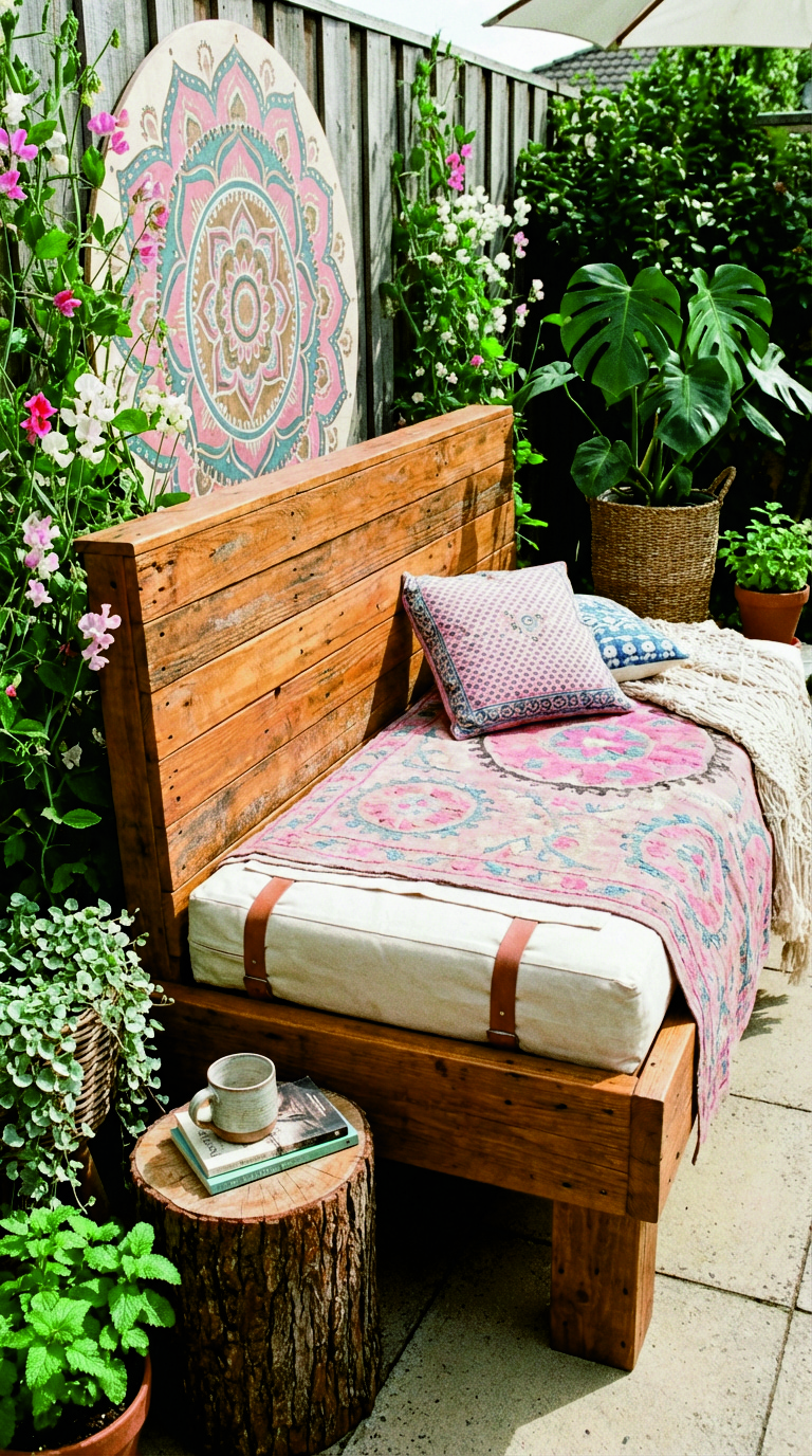 DIY Boho Patio Furniture