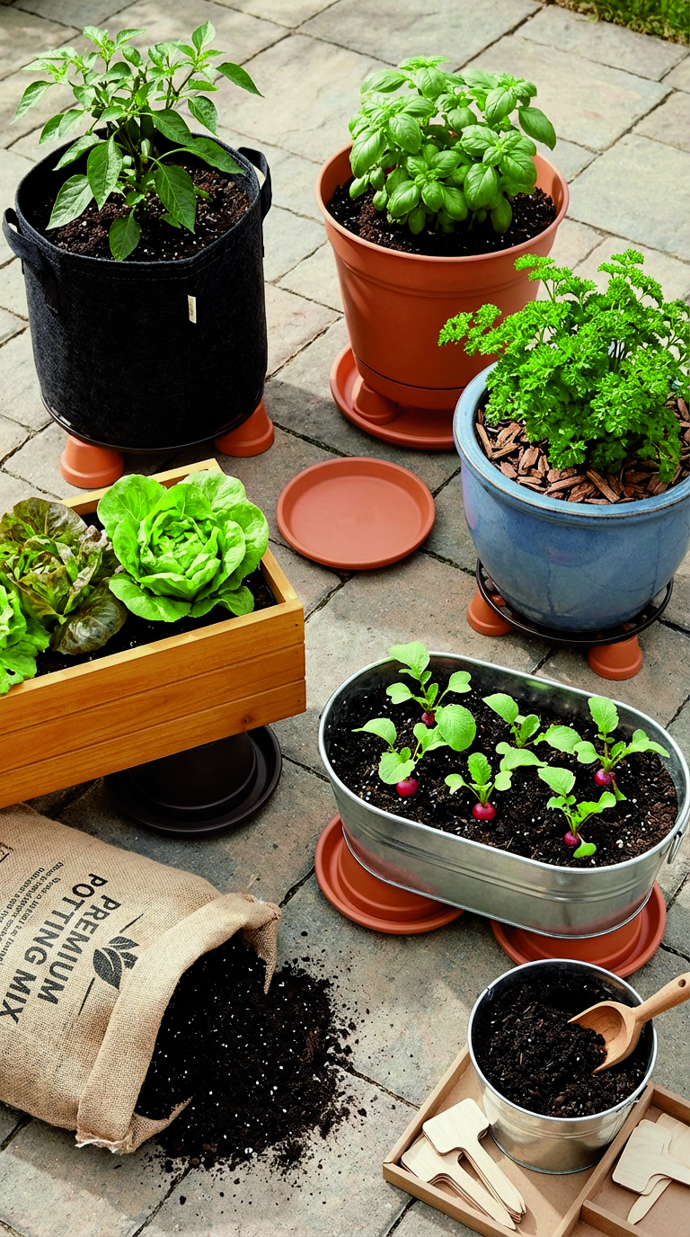Vegetable Container Gardening 