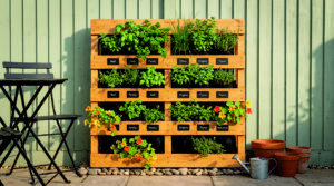 DIY Vertical Pallet Planter
