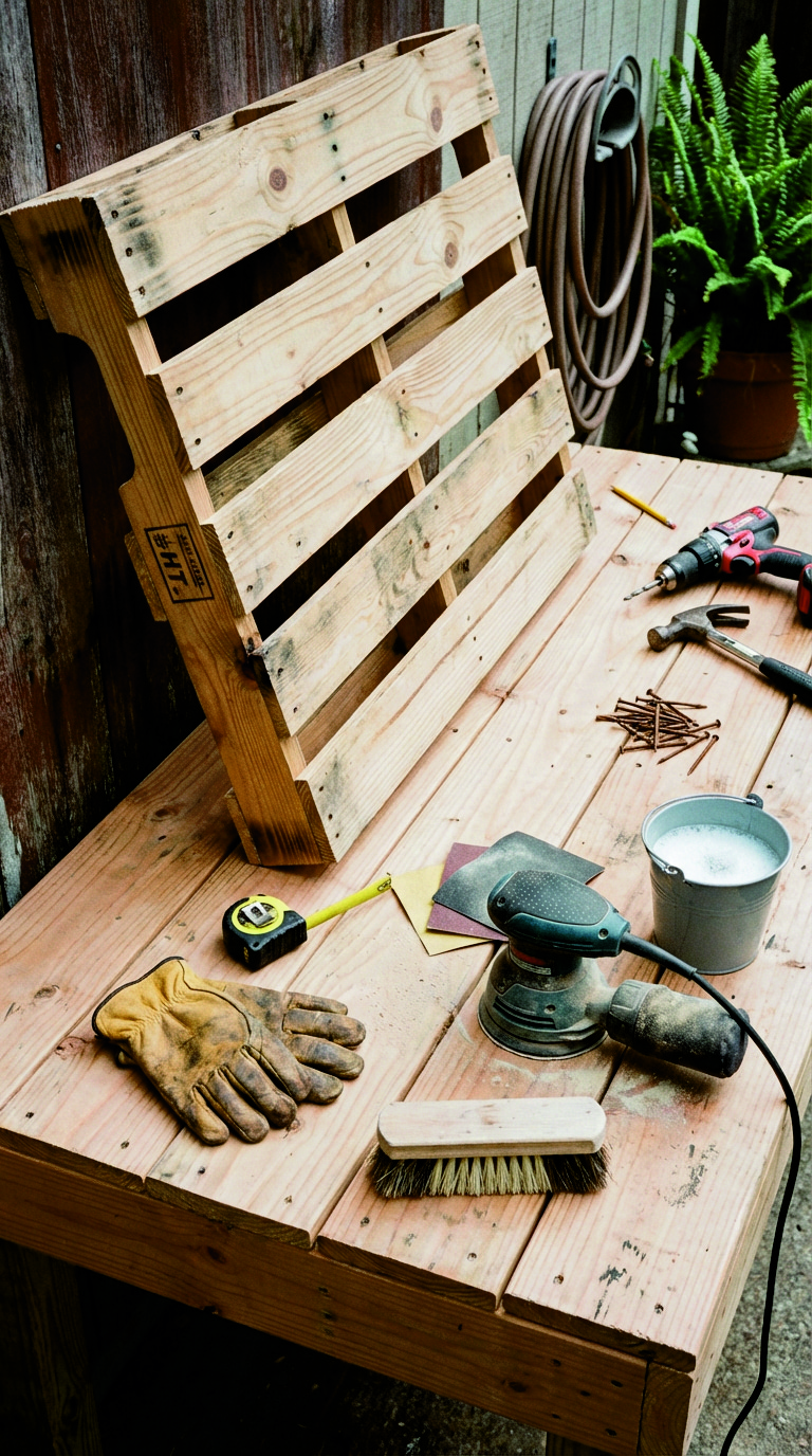 DIY Vertical Pallet Planter