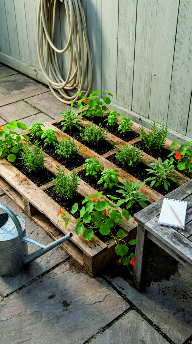 DIY Vertical Pallet Planter