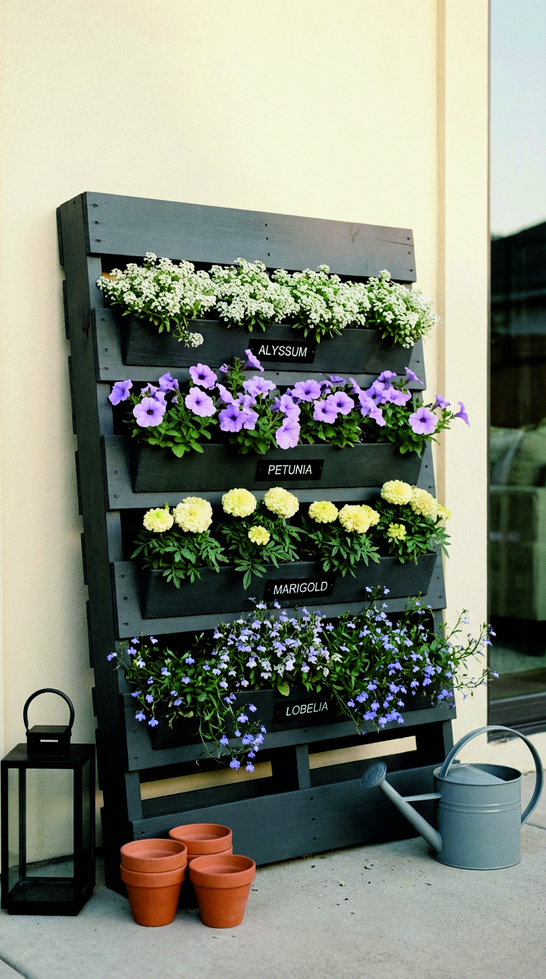 DIY Vertical Pallet Planter