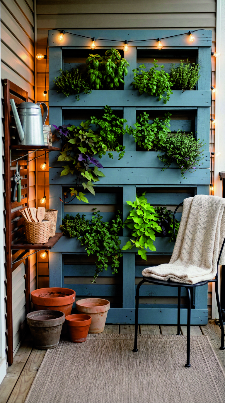 DIY Vertical Pallet Planter