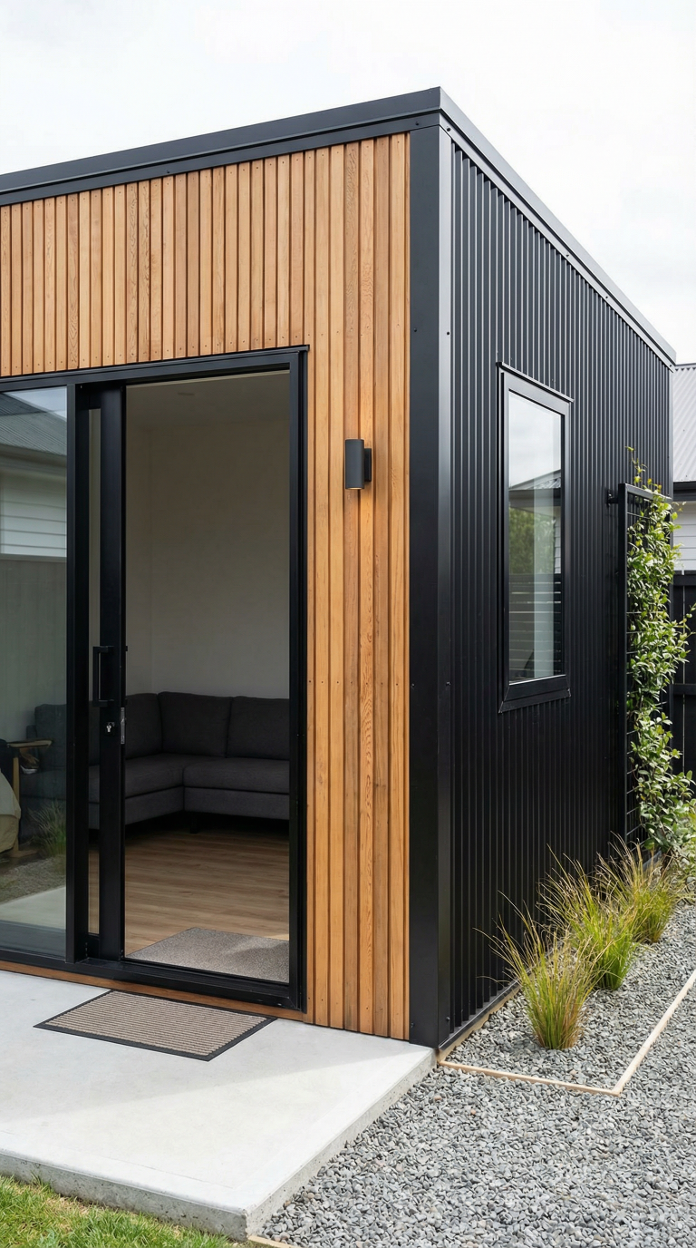 Modern shed: 