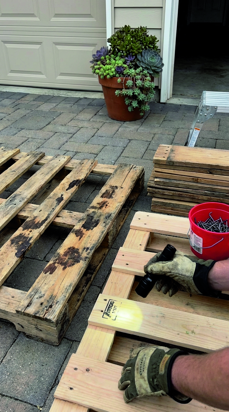 Pallet Privacy Fence