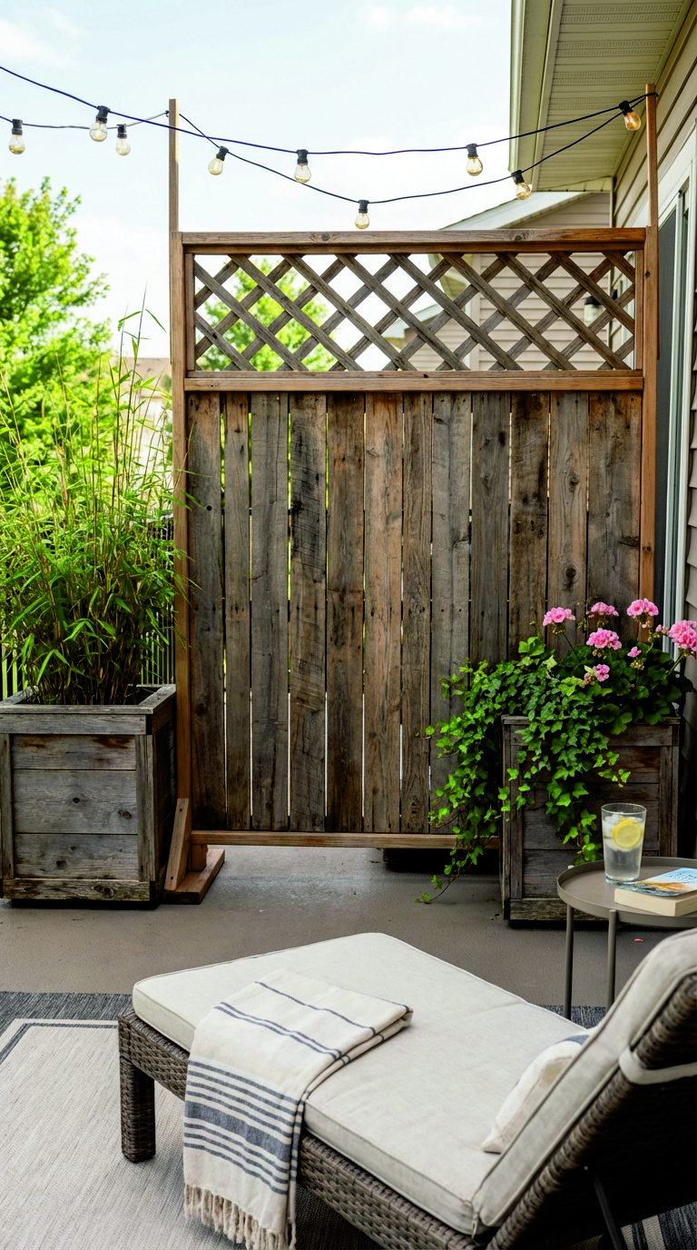 Pallet Privacy Fence