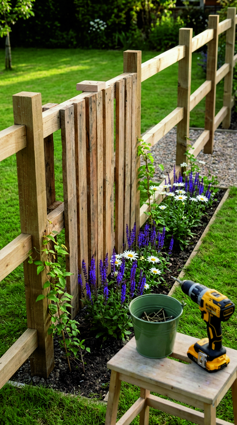 Pallet Privacy Fence