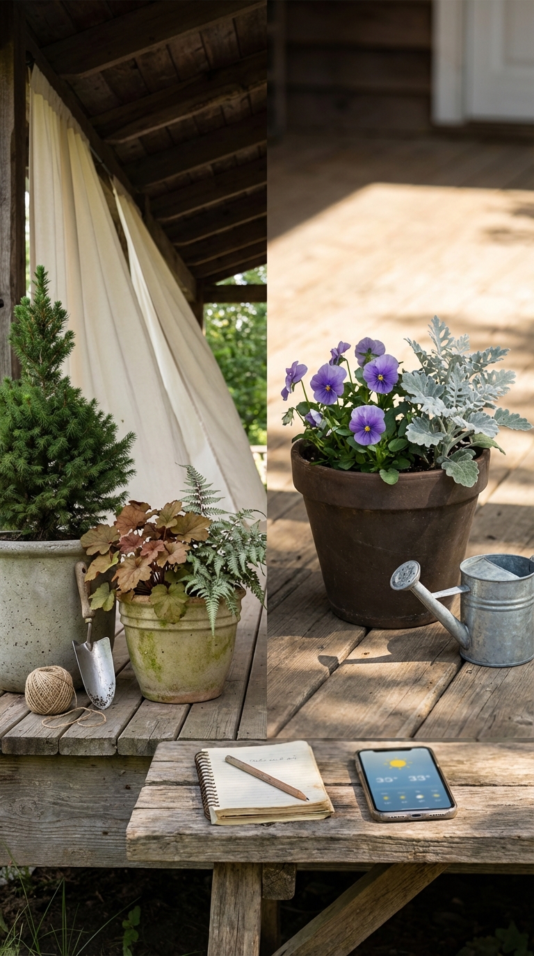Spring Porch Planter Ideas: 