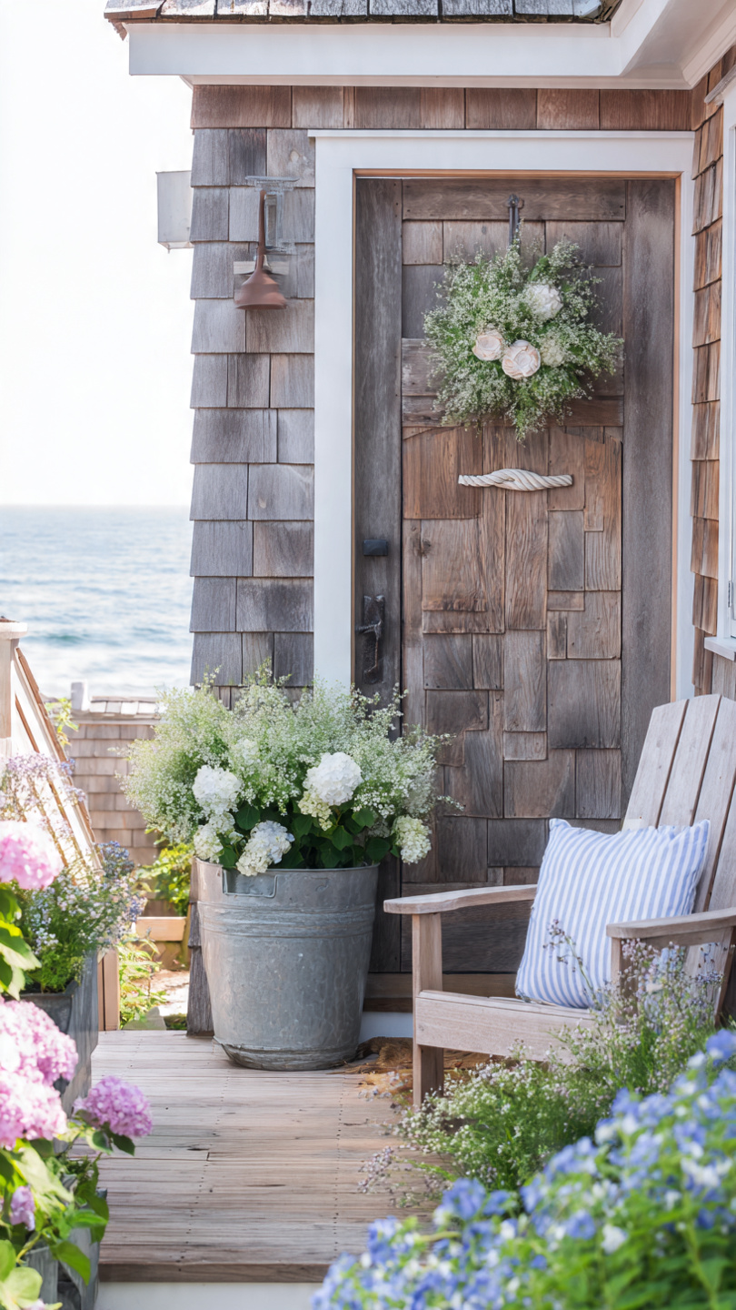 Coastal Spring Wreath for Your Front Door