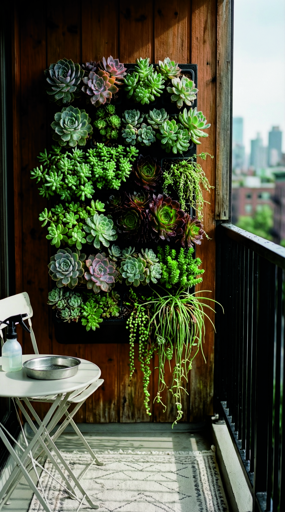 Wall, hanging succulent planter