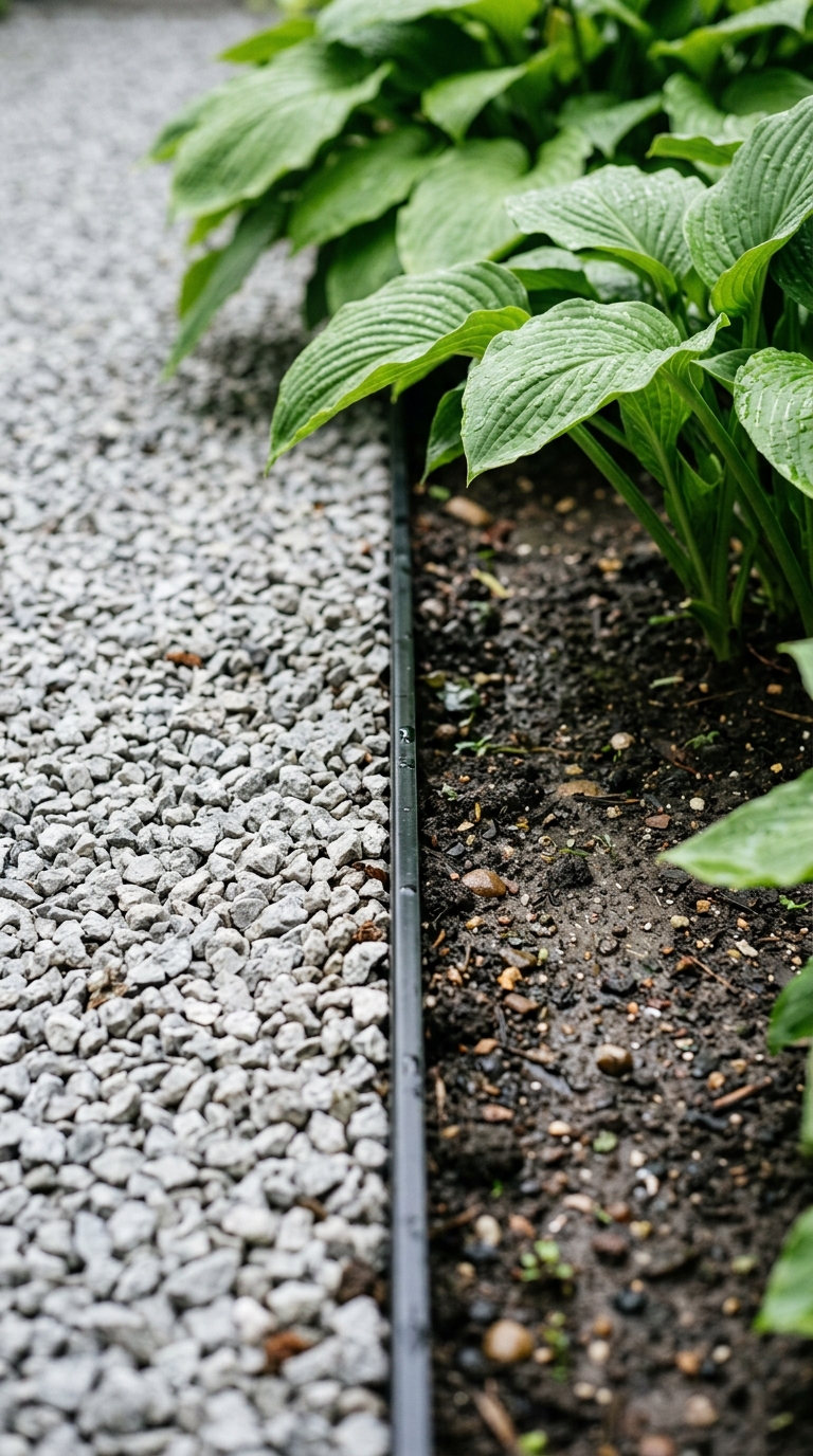 Gravel Garden Pathway - Edging ideas