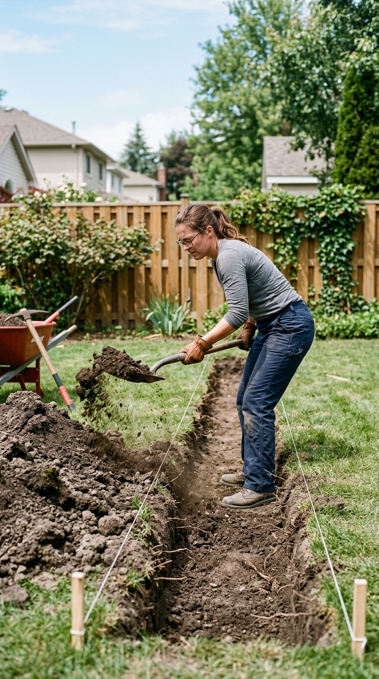 Building a Gravel Garden Pathway
