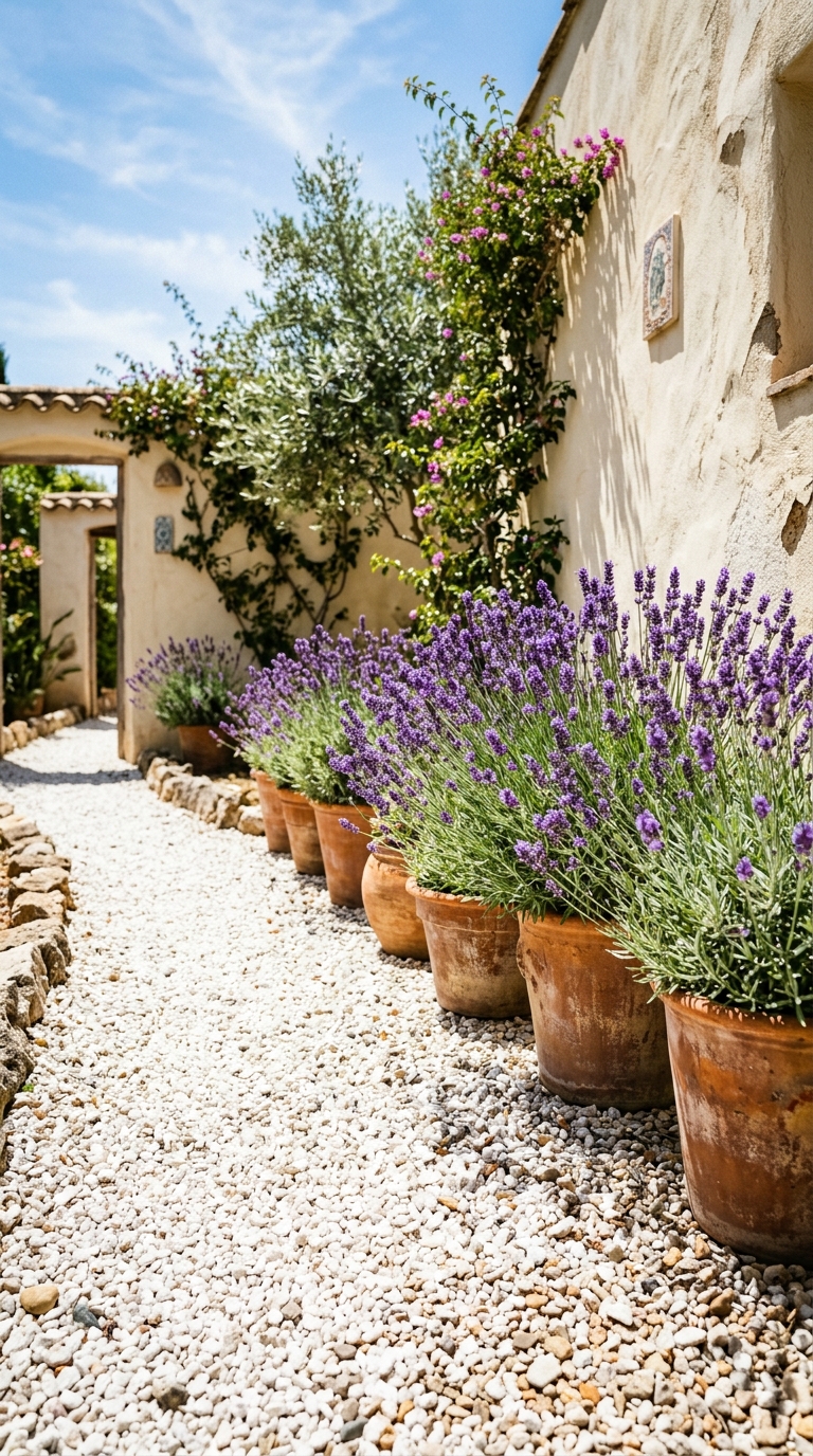 Gravel Garden Pathway -Plants