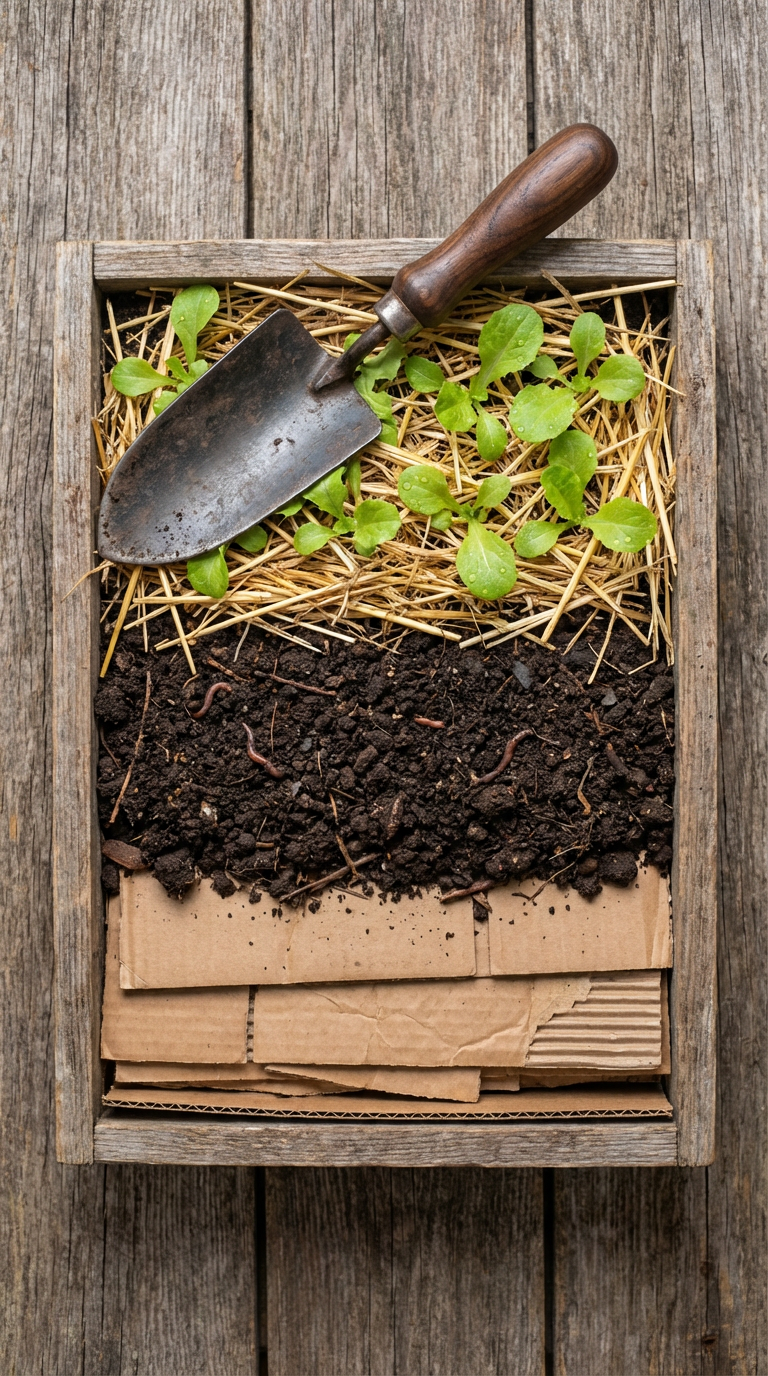 No Dig Garden: lasagna gardening